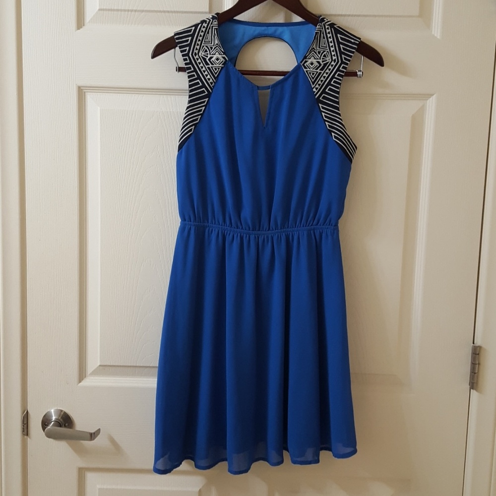 Open back dress